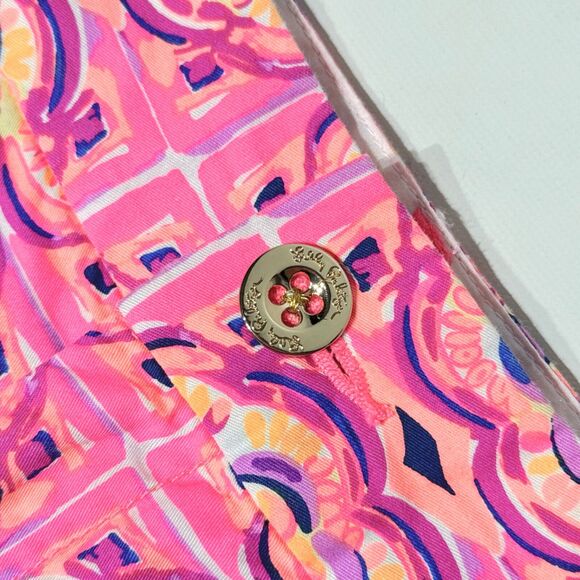 Lilly Pulitzer Callahan Shorts Pink Pattern Women’s Size 6 - Picture 3 of 10